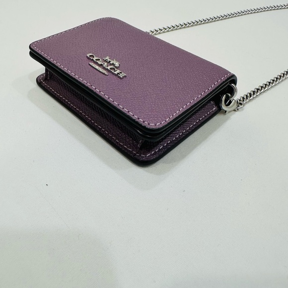 Coach Metallic Purple Mini-wallet Bag - Picture 4 of 10